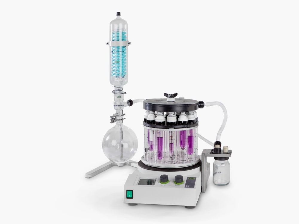 ビッヒエバポレーター本体 多検体パラレルエバポレーター マルチベーパー P-6 / P-12（Multivapor